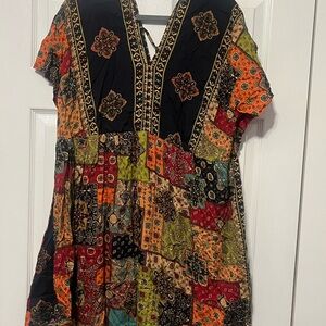SHEIN Multicolor Paisley Dress